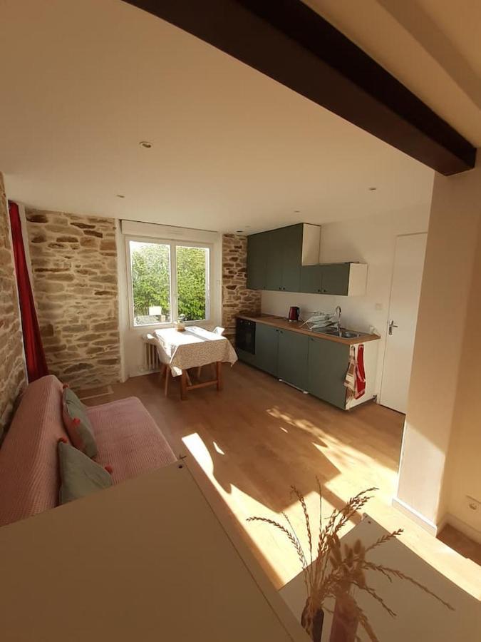 Superbe Studio, Avec Cuisine Et Espace Exterieur Плугерно Екстериор снимка